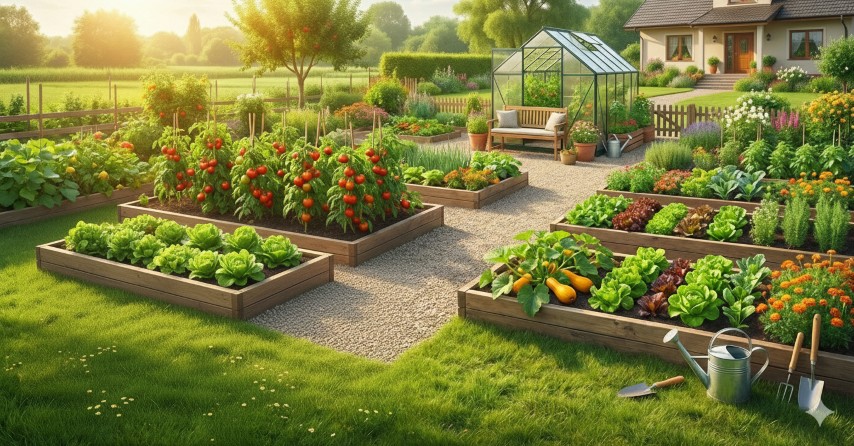 Jardin potager aménagé